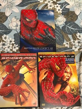 Spider-Man dvds lot - 2002, 2004, 2007